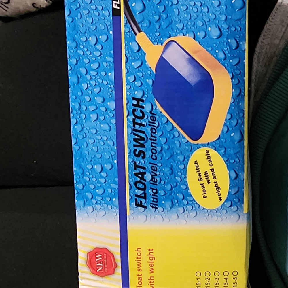 Float Switch Fluid Level Controller - Blue and Yellow